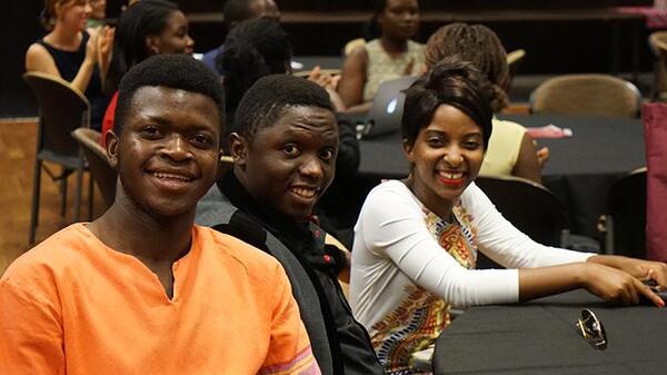 Students sitting a seminar