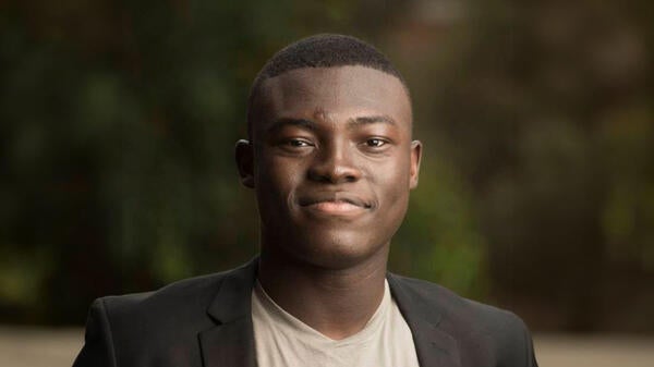 Benjamin Obeng, Mastercard Foundation Scholar